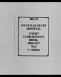 Danville State Hospital: Court Commitment Books (Roll 7793, Part 2)