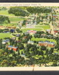 Northampton County, Easton, Pa., Lafayette College, Aerial View of Lafayette College and Campus