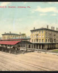 Blair County, Altoona, Pa., Buildings: Railroad, Logan House and P.R.R. Station