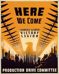 WW2-Production Drive Committee, "Here We Come"