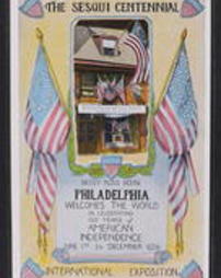 Philadelphia County, Sesquicentennial Exposition of 1926, Philadelphia, Pa., Betsy Ross House