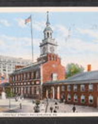 Philadelphia County, Philadelphia, Pa., Buildings: Government, Independence Hall, Chestnut Street