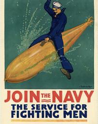 "Join the Navy, The Service for Fighting Men"