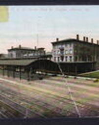 Blair County, Altoona, Pa., Buildings: Railroad, Logan House & P. R. R. Train Shed & Station 