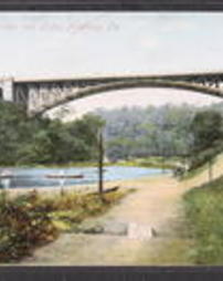 Allegheny County, Pittsburgh, Pa., Parks, City: Schenley Park, Phipps Conservatory: Panther Hollow Bridge and Lake