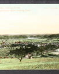 Columbia County, Bloomsburg, Pa., View of Fishing Creek and Susquehanna River looking South