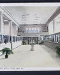 Washington County, Charleroi, Pa., Buildings, First National Bank interior