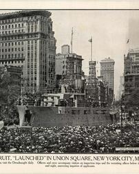 "U.S.S. Recruit, Launched in Union Square, New York City, May 30, 1917"