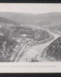Carbon County, Jim Thorpe (Mauch Chunk), Pa., Panoramic View From Flag Staff Heights 