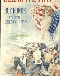 WW 1-Liberty Loan (4th) "Clear the Way! Buy Bonds Fourth Liberty Loan", No. 10-B