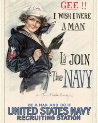 "Gee!! I Wish I Were a Man, I'd Join the Navy"