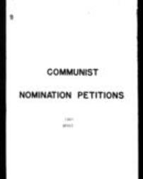 Communist Party Nomination Petitions (Roll 3755, Part 2)