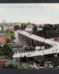 Dauphin County, Harrisburg, Pa., Panoramic Views, Bird's-eye view of the New Mulberry Street Bridge