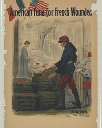 WW 1-Red Cross "American Fund for French Wounded", Paris-Depot