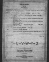 Transcripts of Alphabetical Index to Naturalization Records (Roll 312)