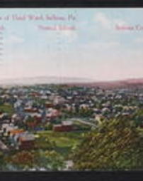 Indiana County, Indiana, Pa., Bird's Eye View of Third Ward, Methodist Church, Normal School, and Indiana County Home