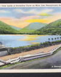 Blair County, Pa., Horseshoe Curve and Kittanning Point, Scenic View Inside of Horseshoe Curve 