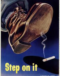 WW2-Industrial Labor Safety, "Step on it"