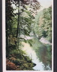 Philadelphia County, Philadelphia, Pa., Fairmount Park: River Views, A Glimpse of the Wissahickon Creek
