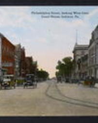 Indiana County, Indiana, Pa., Street Views, Philadelphia Street, looking West from Court House