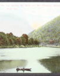 Monroe County, Delaware Water Gap, Pa., The Gap Showing Mt. Minsi and Mt. Tammany