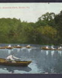 Butler County, Butler, Pa., Alameda Park, Boating on the Lake