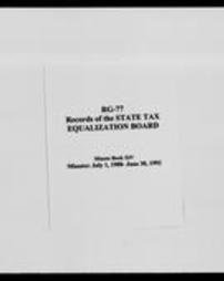 State Tax Equalization Board, Minute Books (Roll 6708, Part 4)