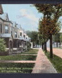 Armstrong County, Kittanning, Pa., Street Views: Vine Street, Looking West from Jefferson Street