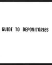 Guide to Depositories of Manuscript Collections (Roll 270)
