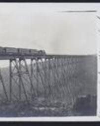 McKean County, Kinzua Bridge, Train crossing bridge