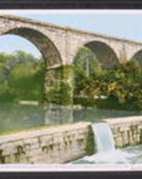 Philadelphia County, Philadelphia, Pa., Fairmount Park: River Views, Wissahickon Creek, The Philadelphia and Reading Bridge