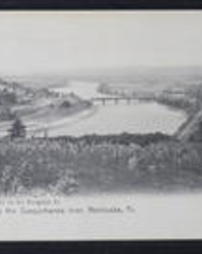 Luzerne County, Nanticoke, Pa., View up the Susquehanna River