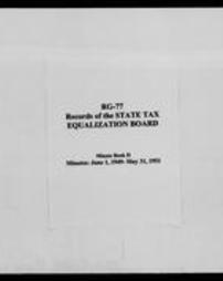 State Tax Equalization Board, Minute Books (Roll 6705, Part 2)