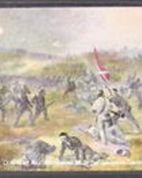 Adams County, Gettysburg, Pa., Battlefield, Storming of Cemetery Hill by the "Louisiana Tigers" July 2nd 1863