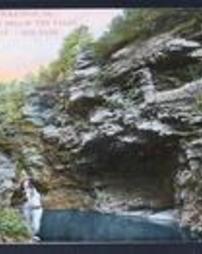 Lackawanna County, Scranton, Pa., Nay Aug Park, Gorge Below the Falls