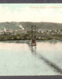 Beaver County, Monaca, Pa., General View of Monaca from Rochester
