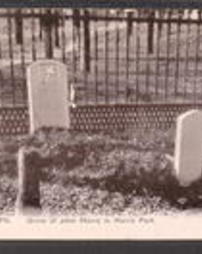 Dauphin County, Harrisburg, Pa., Buildings: Harris Residence and Grave, Grave of John Harris in Harris Park