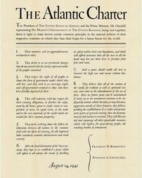 WW2-Atlantic Charter