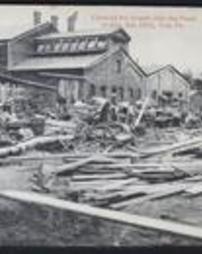 Erie County, Erie City, Flood of 1915: Cleaning the Streets