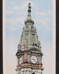 Philadelphia County, Philadelphia, Pa., Buildings: Government, City Hall, Wm. Penn's Statue & City Hall Tower