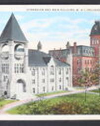 Washington County, Washington Pa., Buildings: Educational, Washington and Jefferson College, Gymnasium and Main Building