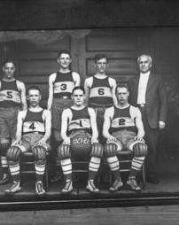 121, Boys Basketball Team, 1921-1922, 5x7