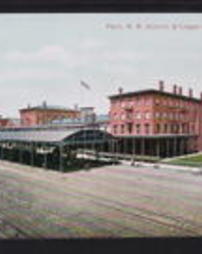 Blair County, Altoona, Pa., Buildings: Railroad, Penn R. R. Station & Logan House