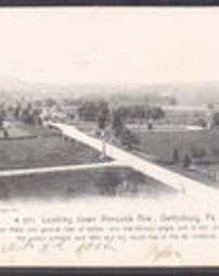Adams County, Gettysburg, Pa., Miscellaneous Battlefield Views, Looking Down Hancock Ave