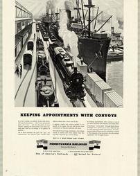 WW2-Travel, "Keeping Appointments With Convoys" Pennsylvania Railroad