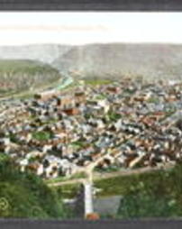 Cambria County, Johnstown, Pa., Panoramic Views, Bird's Eye View from Inclined Plane                                            