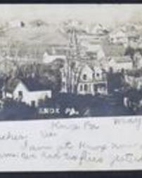 Clarion County, Miscellaneous Towns and Places, Knox, Pa., Bird's Eye View