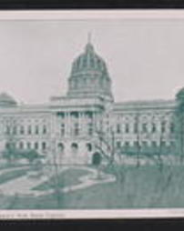 Dauphin County, Harrisburg, Pa., Capitol Building (new): Exterior Views, Front View of Pennsylvania's New State Capitol 