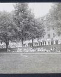 Tioga County, Mansfield, Pa., State Normal School, Students on Campus Lawn