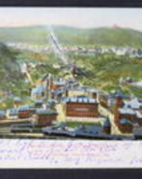 Carbon County, Jim Thorpe (Mauch Chunk), Pa., Panoramic View From Bear Mountain
